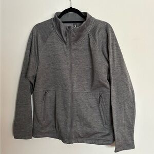 Gray Full-Zip Jacket